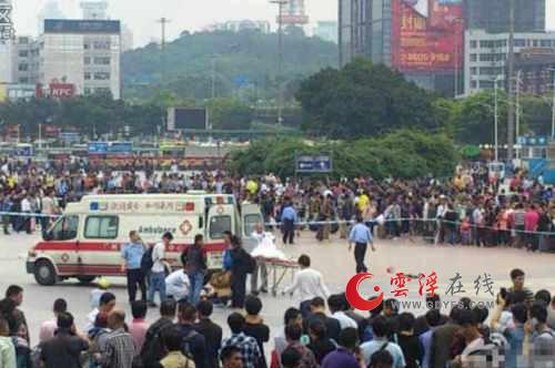 Seis heridos por ataque con cuchillos en estación de trenes de China