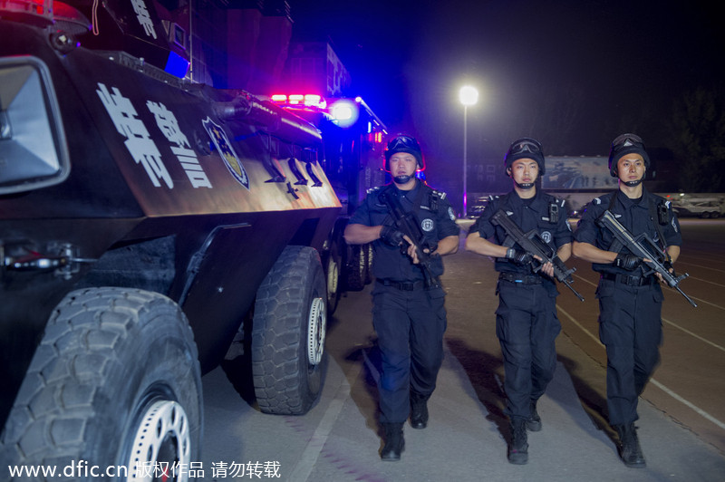 Beijing ejecuta ejercicio policiaco en el marco de la lucha contra el terrorismo5