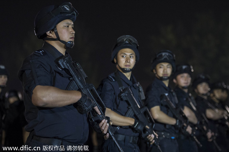 Beijing ejecuta ejercicio policiaco en el marco de la lucha contra el terrorismo4