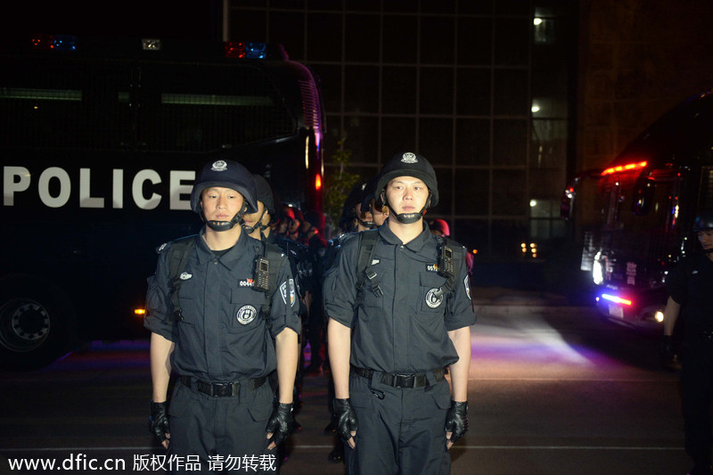 Beijing ejecuta ejercicio policiaco en el marco de la lucha contra el terrorismo1