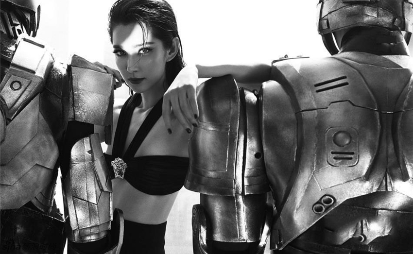 Actriz china Li Bingbing posa con estilo para FHM4