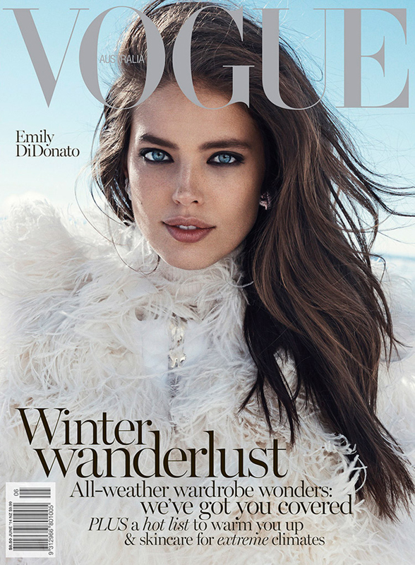 Modelo joven Emily DiDonato, estilo sexy para VOGUE