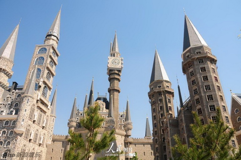 Edificio universitario del norte de China se asemeja a Hogwarts de Harry Potter