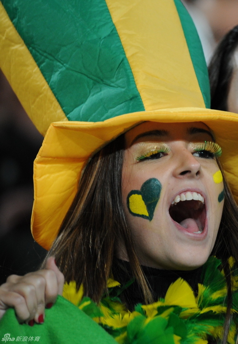 Las aficionadas guapas brasileñas del Mundial