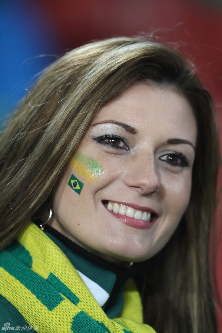 Las aficionadas guapas brasileñas del Mundial
