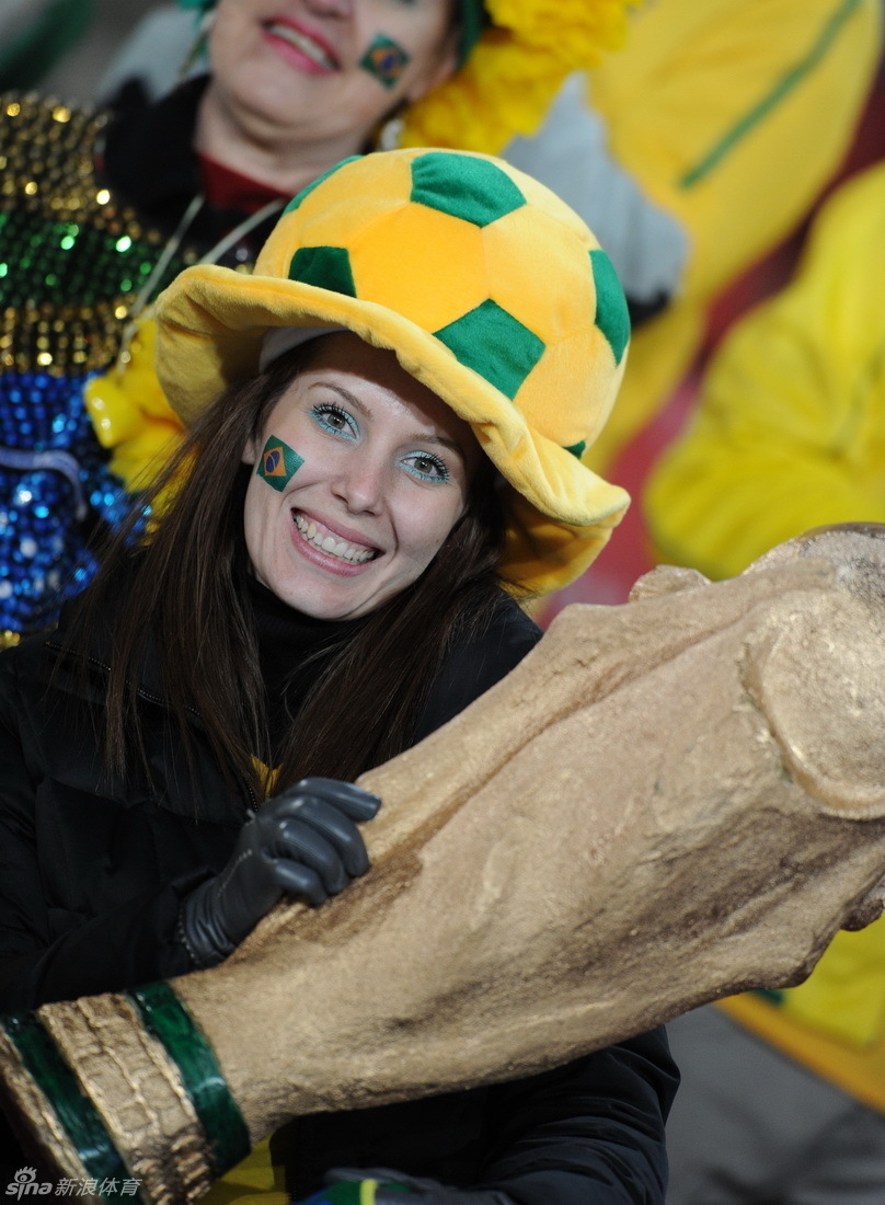 Las aficionadas guapas brasileñas del Mundial