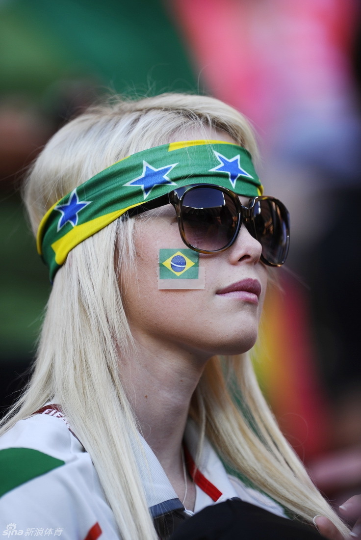 Las aficionadas guapas brasileñas del Mundial