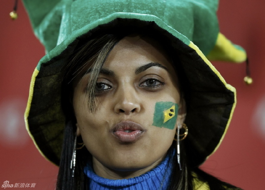 Las aficionadas guapas brasileñas del Mundial