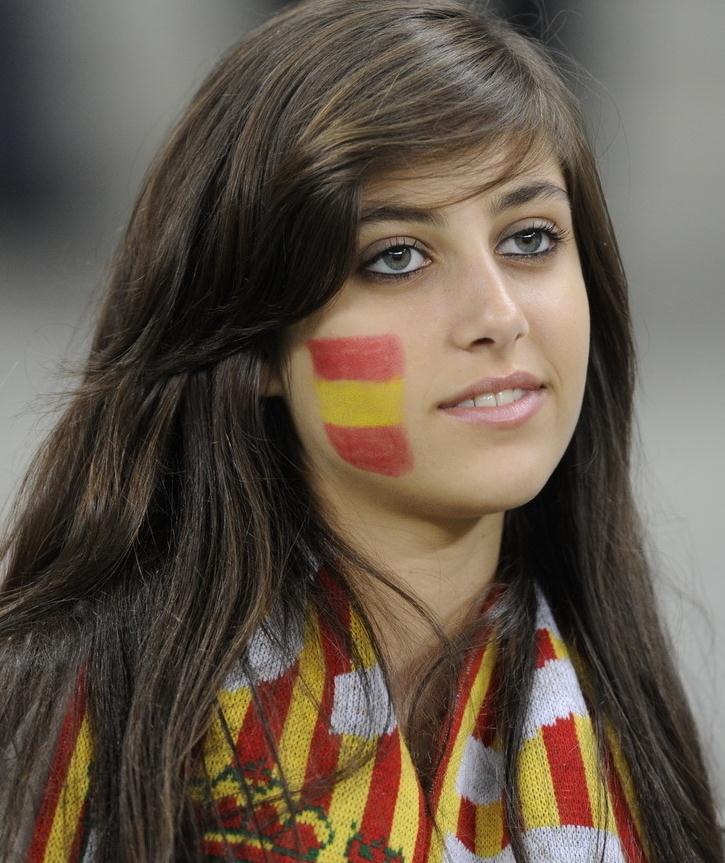 Las aficionadas guapas españolas del Mundial