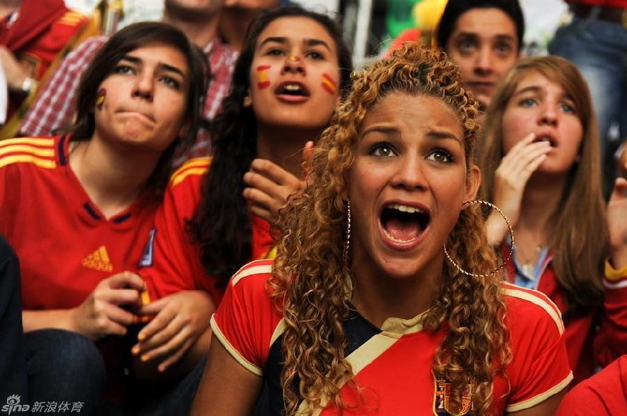 Las aficionadas guapas españolas del Mundial