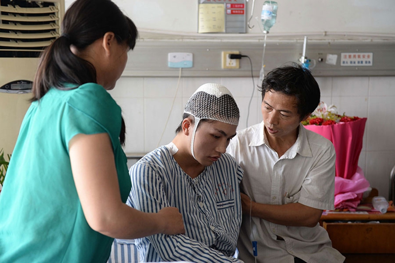 Un valiente estudiante de gaokao