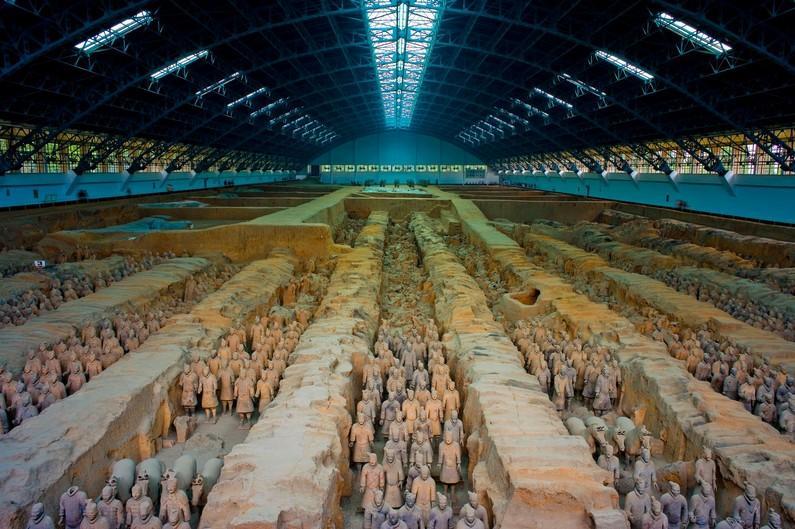 El Mausoleo de Qin Shi Huang 