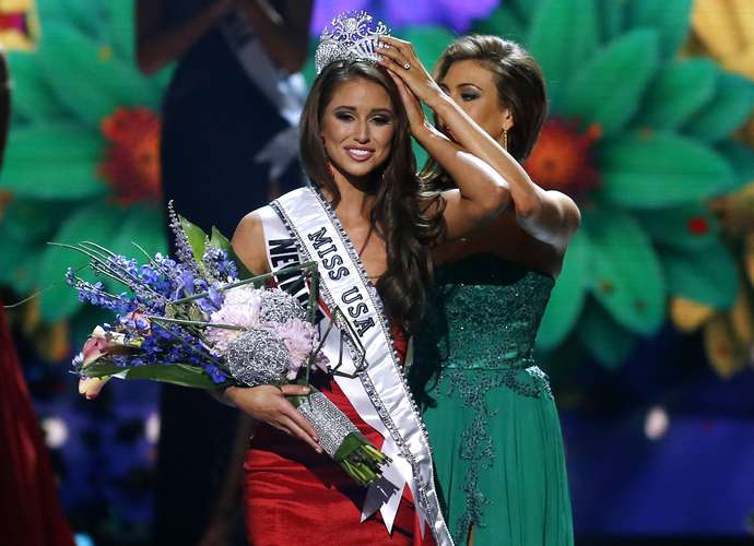 Bella latina Nia Sánchez se corona Miss USA 20141