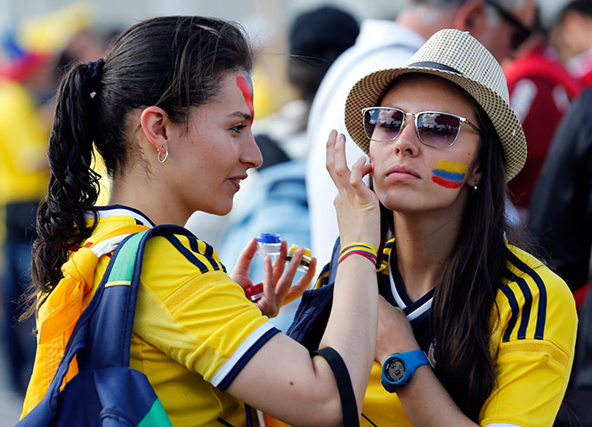 La belleza colombiana se roba las miradas del Mundial