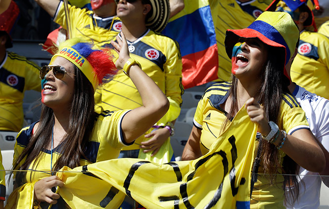 La belleza colombiana se roba las miradas del Mundial