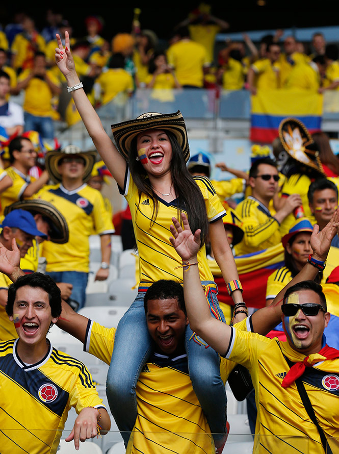 La belleza colombiana se roba las miradas del Mundial