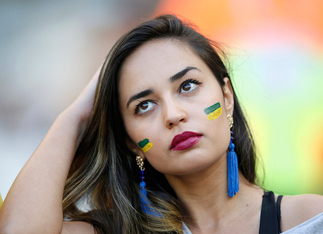 Duelo de guapas en el Estadio Mineirao