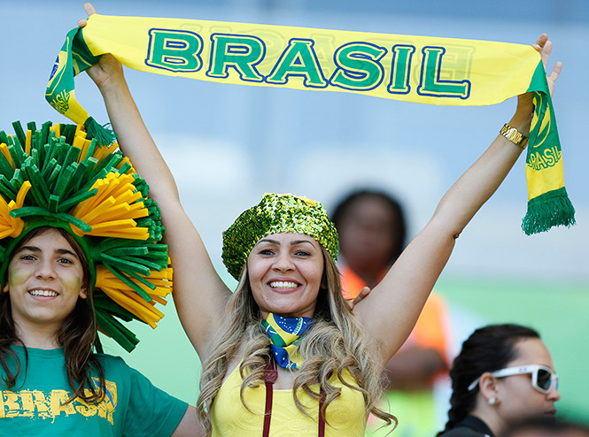 Duelo de guapas en el Estadio Mineirao