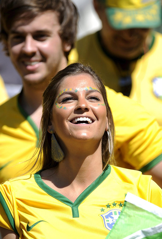 Duelo de guapas en el Estadio Mineirao