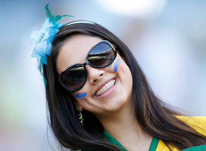 Duelo de guapas en el Estadio Mineirao