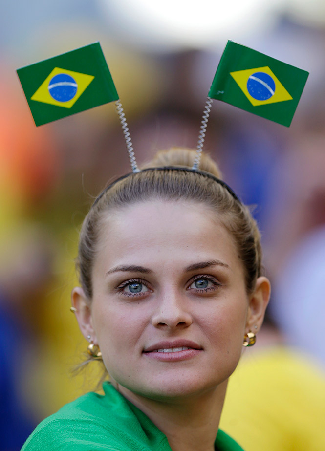 Duelo de guapas en el Estadio Mineirao