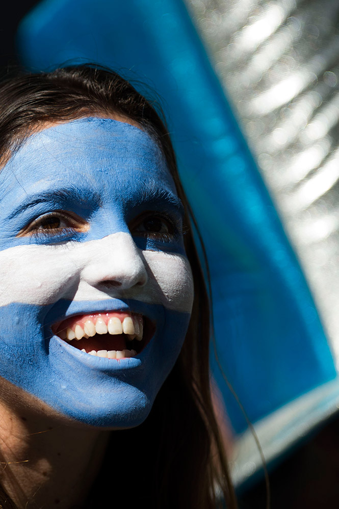 Las seguidoras argentinas no se quedaron atrás