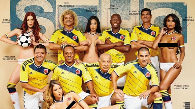 Se desnudan totalemente las colombianas para el Mundial