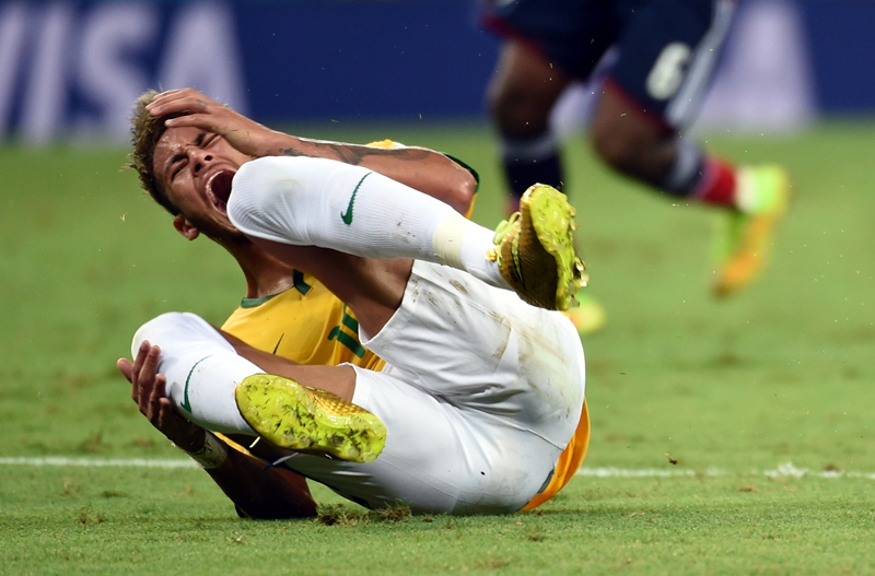 Neymar, Mundial 2014, Brasil, Colombia, futbol