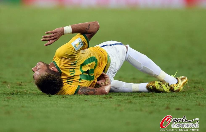 Neymar, Mundial 2014, Brasil, Colombia, futbol