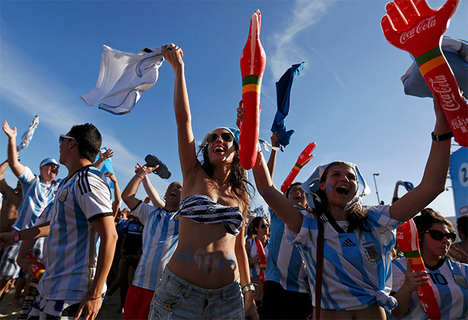 Sexy apoyo en el Mundial de Brasil