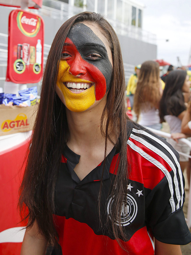 Brasileñas y alemanas, bellezas en semifinales