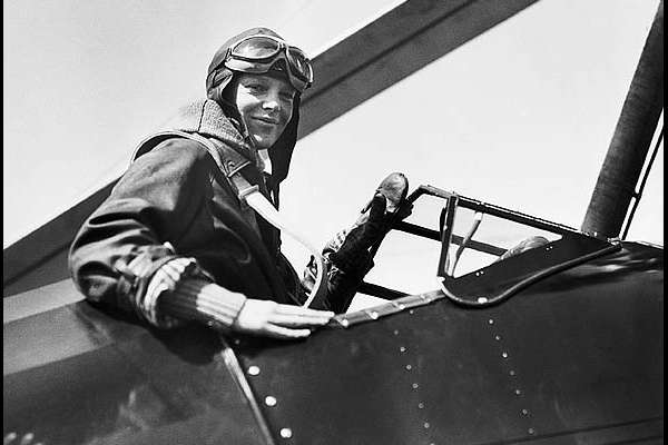 Amelia Earhart. 