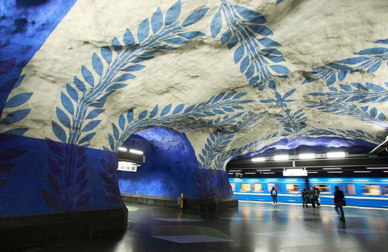 Diez estaciones de metro más hermosas de Stockholm