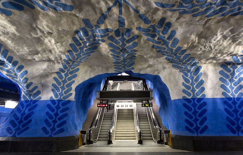 Diez estaciones de metro más hermosas de Stockholm