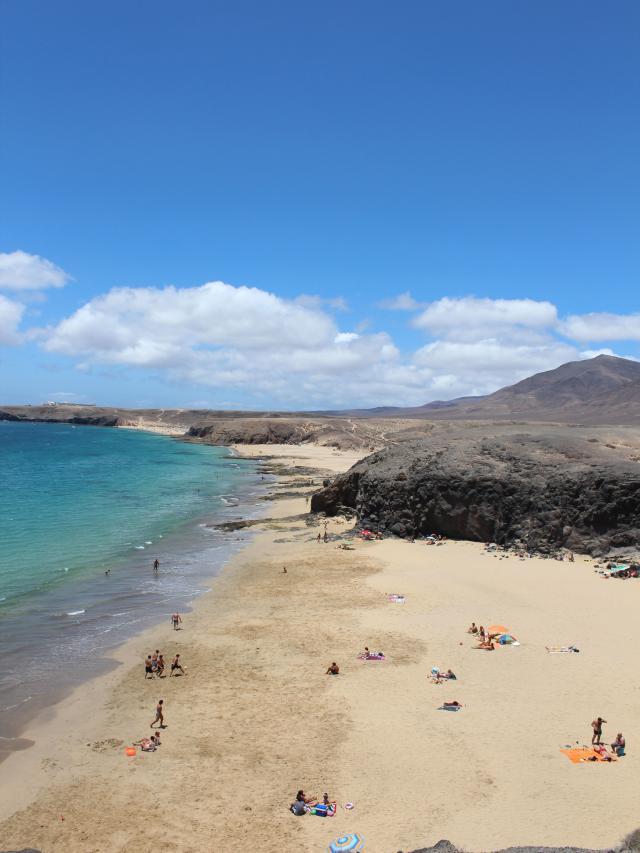 7. Playa de El Papagayo de Yaiza (Lanzarote)