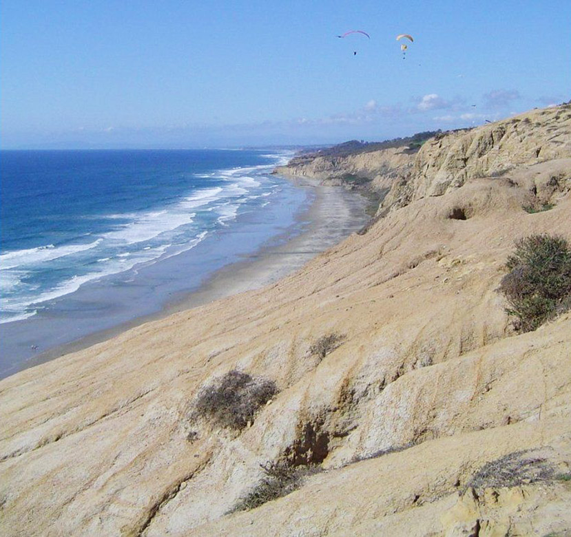 Blacks beach, San Diego, California, EE.UU. Blacks beach, San Diego, California, EE.UU.