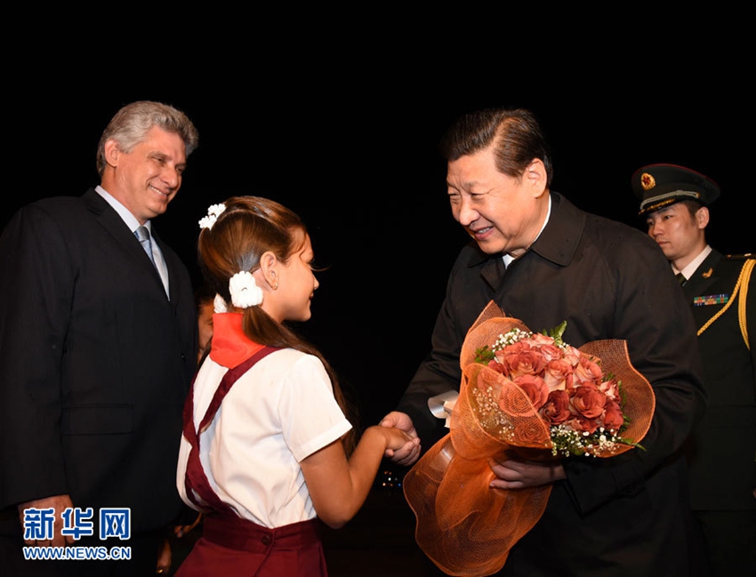 Presidente chino llega a La Habana para realizar visita de Estado1