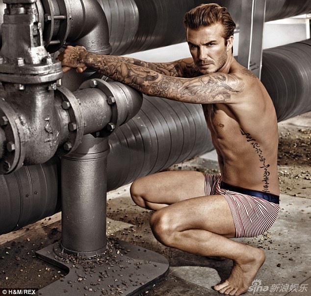 David Beckham posa para la cámara por su nueva publicidad7