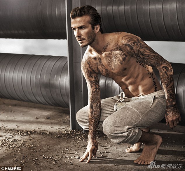 David Beckham posa para la cámara por su nueva publicidad6