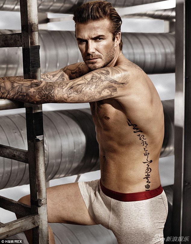 David Beckham posa para la cámara por su nueva publicidad5