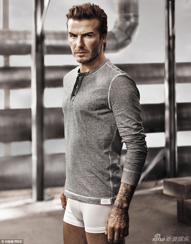 David Beckham posa para la cámara por su nueva publicidad4