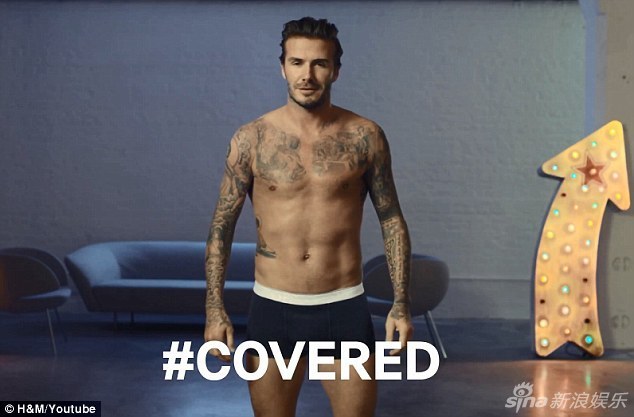 David Beckham posa para la cámara por su nueva publicidad2