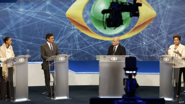 Nuevo sondeo da un empate técnico entre Rousseff y Marina Silva