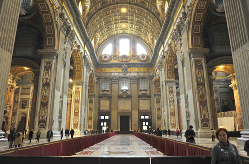 La iglesia espectacular de Vaticano 
