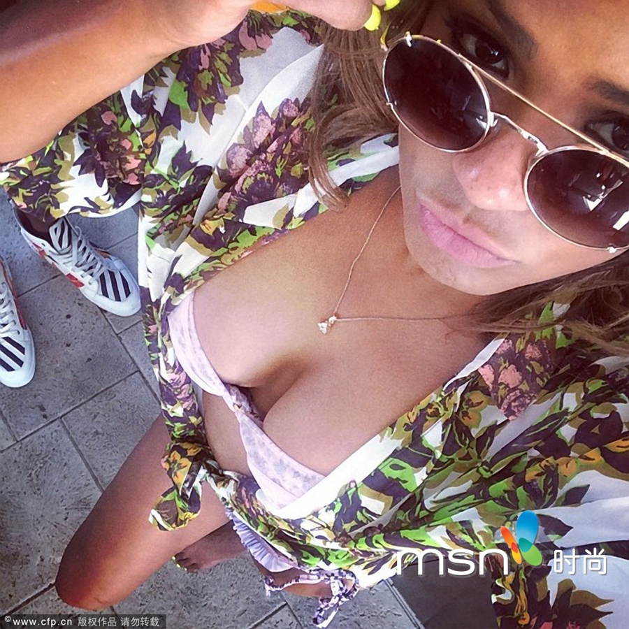 Selfies sensuales de las chicas en bikini