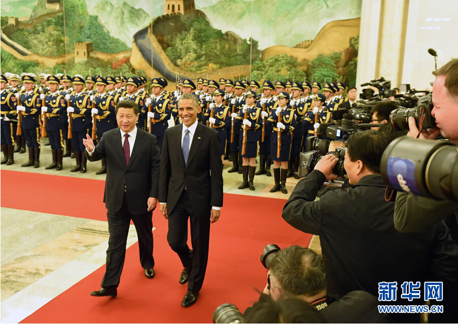 Xi Jinping y Obama mantienen conversaciones en Beijing 2