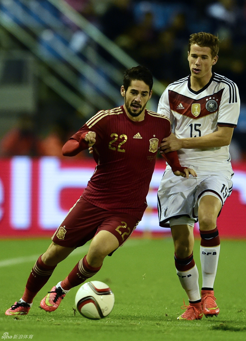 Alemania derrota 1-0 a España en partido amistoso 2