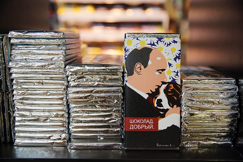 Venden chocolate 'Putin' en Rusia5