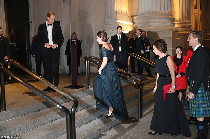 Pareja real de Bretaña William y Kate asistieron a gala en Manhattan 5