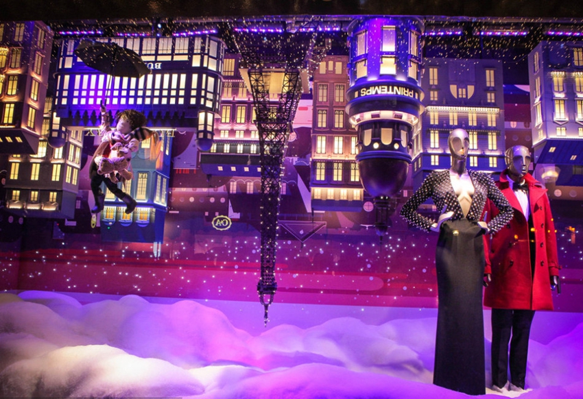 Los escaparates mejor adornados para la Navidad 2014c